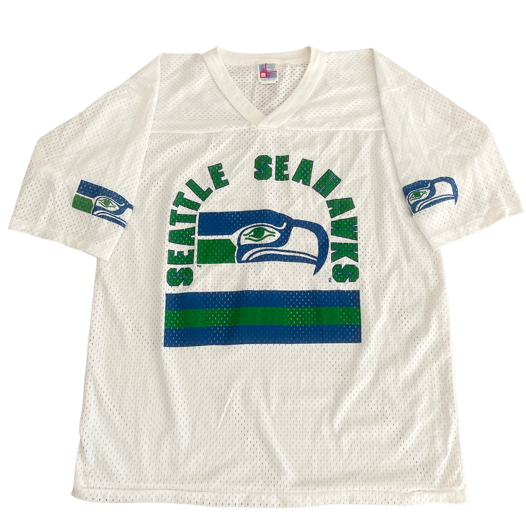 Vintage 1980's Seattle Seahawks Jersey T-Shirt – La Lovely Vintage Vintage 1980's Seattle Seahawks Jersey T-Shirt – La Lovely Vintage