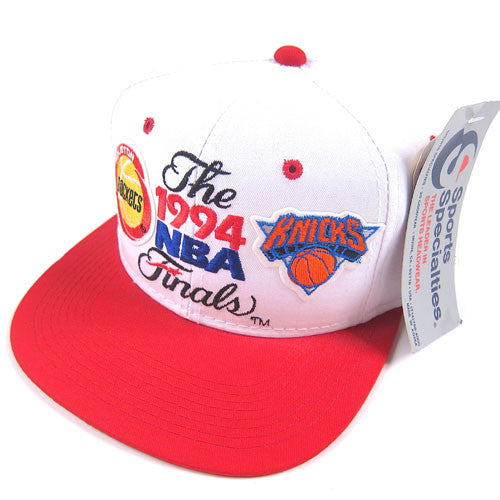 Vintage 1994 NBA Finals Rockets vs Knicks Snapback hat NWT