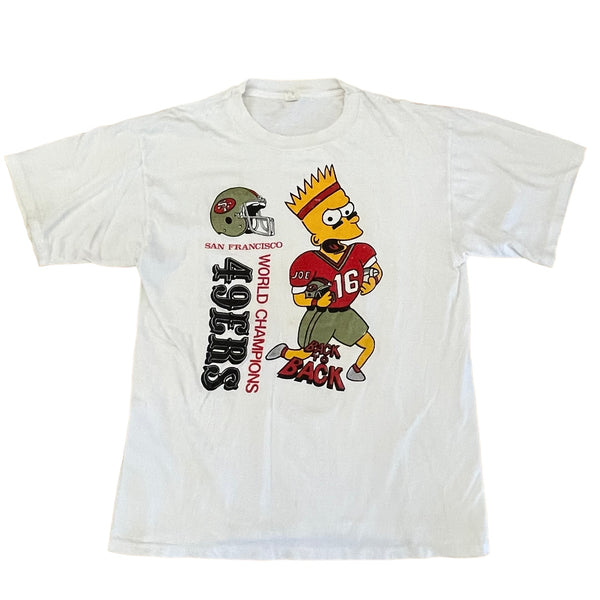 Vintage Bootleg Bart Simpson 49ers T-shirt
