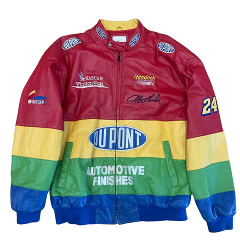 Vintage Leather Jeff Gordon NASCAR Jacket