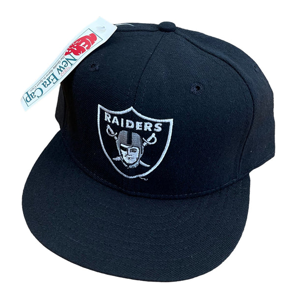 Vintage LA Raiders New Era Fitted Hat (Grey Underbrim)