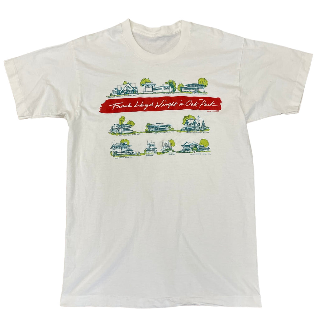 Ydeevne stout Gå igennem Vintage Frank Lloyd Wright Oak Park T-shirt – For All To Envy