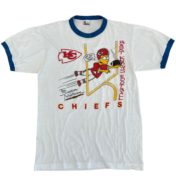 Vintage Bart Simpson Kansas City Chiefs T-shirt