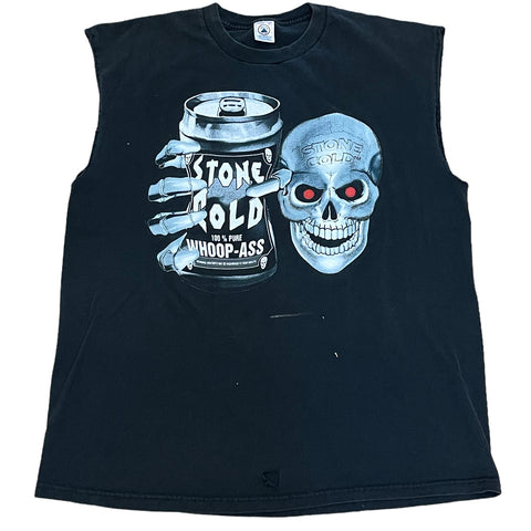 Vintage Stone Cold Whoop Ass Cut-off T-Shirt