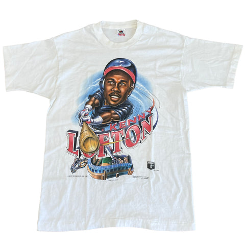 Vintage Kenny Lofton Indians Caricature T-shirt