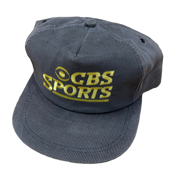 Vintage CBS Sports Corduroy Snapback Hat