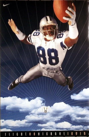 Vintage Michael Irvin "Flight 88" Nike Poster