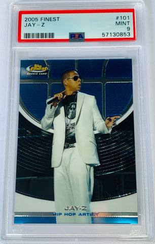 2005 Jay-Z Topps Finest /599 PSA 9