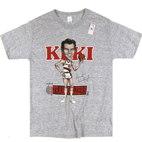 Vintage Kiki Vandeweghe Portland Trailblazers Caricature T-shirt