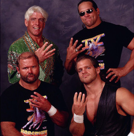 Vintage The Four Horsemen WCW T-Shirt 1995 90s WCW Wrestling – For