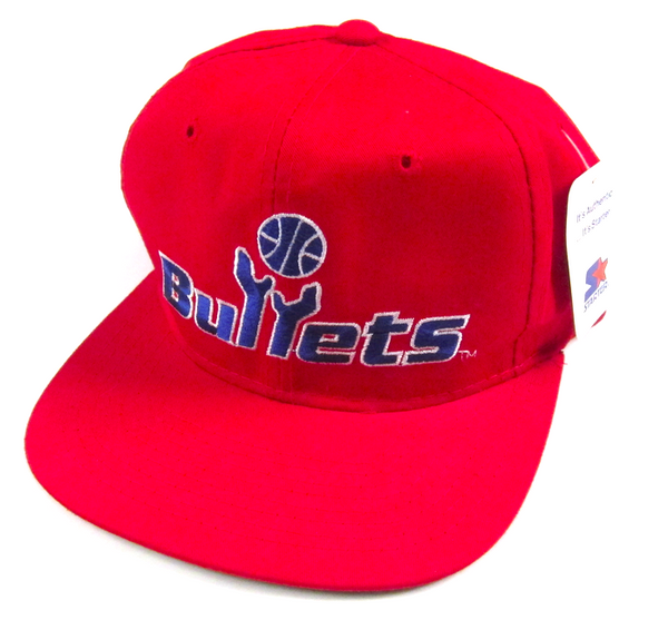 Vintage Washington Bullets Starter Snapback Hat NWT