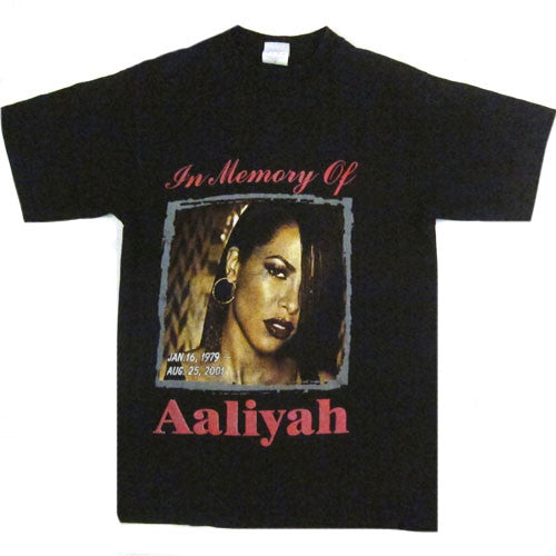 Vintage In Memory of Aaliyah Try Again T-Shirt