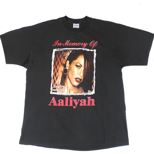 Vintage In Memory of Aaliyah Try Again T-Shirt