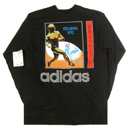 Vintage Adidas Stockholm/Helsinki Long Sleeve T-shirt NWT Hip Hop