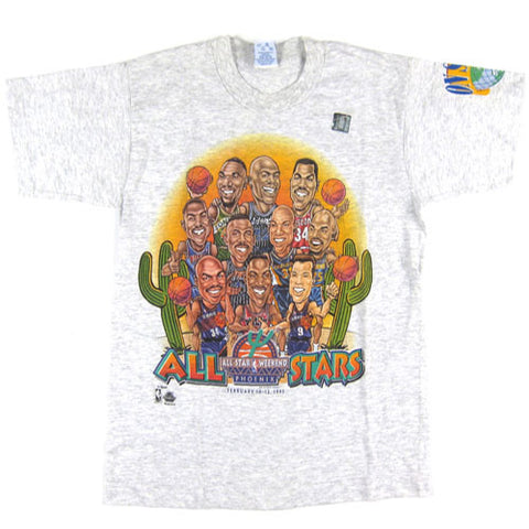 Vintage NBA All Star 1995 Caricature T-shirt