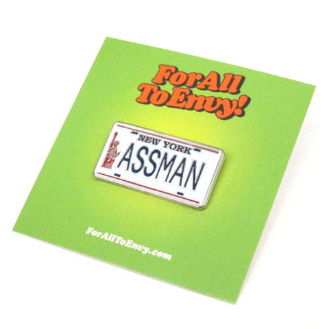 For All To Envy "ASSMAN" Lapel Pin