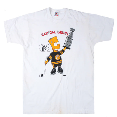 Vintage Bootleg Bart Simpson Radical Bruins T-shirt