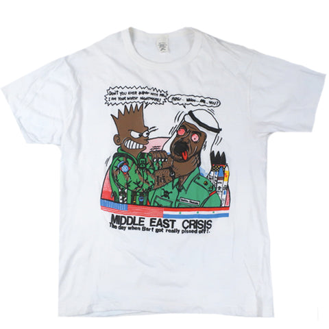 Vintage Bart Middle East Crisis T-Shirt