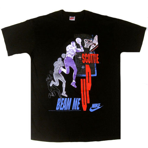 Scottie Pippen ゛BEAM ME UP SCOTTIE ” Vintage Beam Me Up Scottie Pippen Nike T-shirt Chicago Bulls NBA