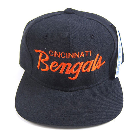 Vintage Cincinnati Bengals Script Snapback NWT