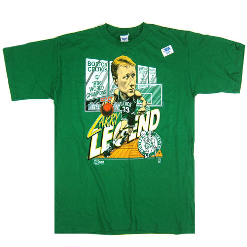 Vintage Larry Bird Boston Celtics Caricature T-shirt