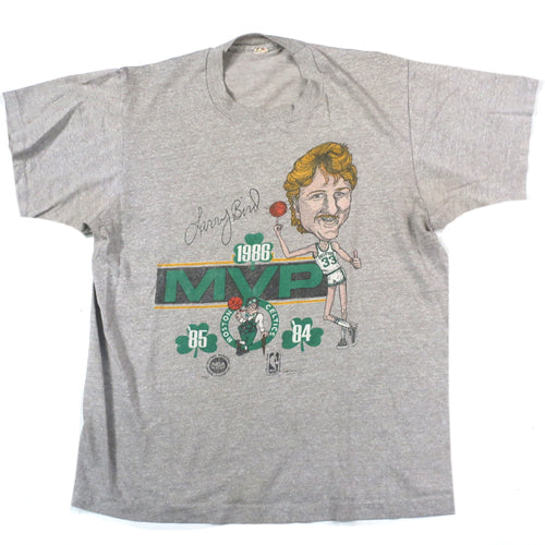 Vintage Larry Bird MVP Caricature T-shirt