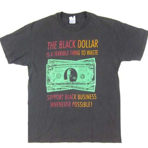 Vintage Malcolm X The Black Dollar T-shirt
