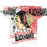 Vintage 1991 Chicago Blackhawks All Over Print T-Shirt