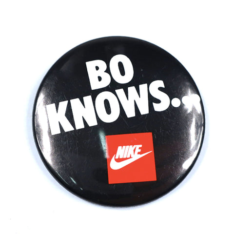 Vintage Bo Knows Nike Button