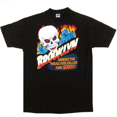 Vintage Brooklyn Where the Weak are Killed and Eaten T-shirt