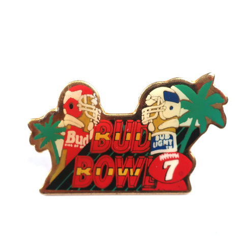 Vintage Budweiser Bud Bowl Pin