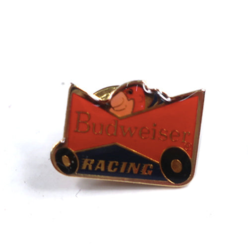 Vintage Budweiser Racing Bud Man Beer Pin