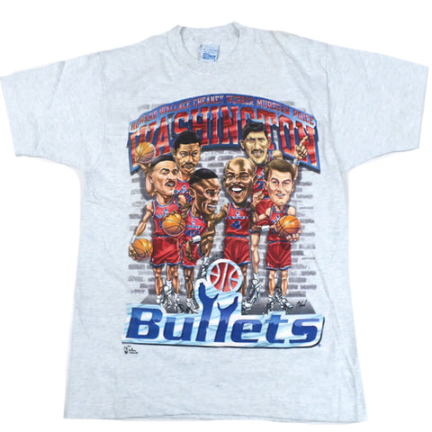 Vintage Washington Bullets Caricature T-shirt