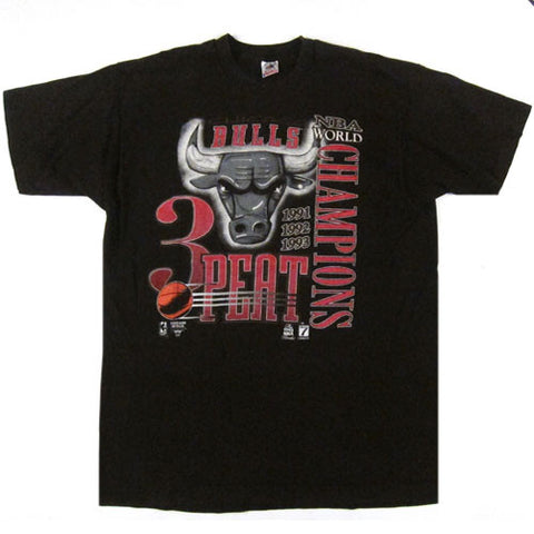 Vintage Chicago Bulls 1993 3-Peat T-shirt