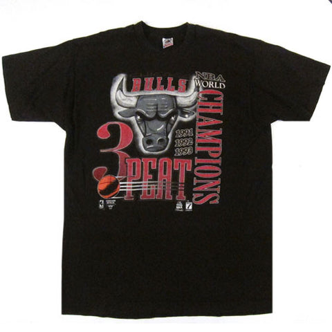 Vintage Chicago Bulls 1993 3-Peat T-shirt