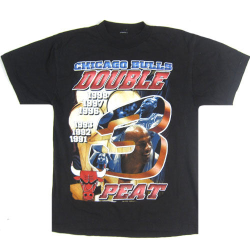 Vintage Chicago Bulls 1998 Double 3-Peat T-Shirt