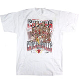 Vintage Chicago Bulls 1991 Champs Caricature T-shirt