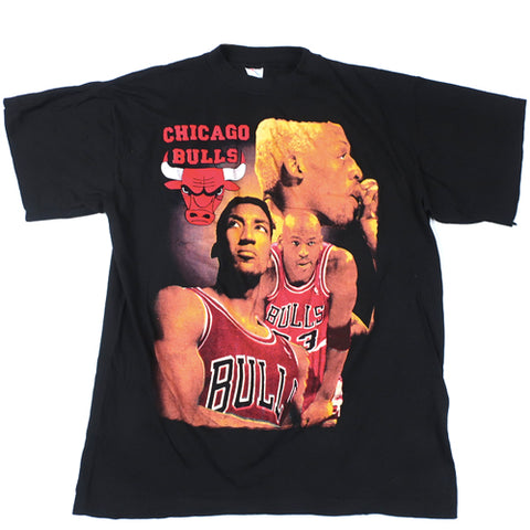 Vintage Chicago Bulls Jordan Pippen Rodman T-Shirt