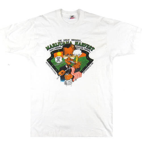 Vintage George Bush Marijuana Harvest T-shirt