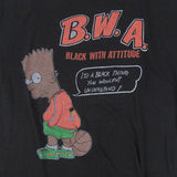 Vintage Bootleg Bart Simpson B.W.A. T-Shirt