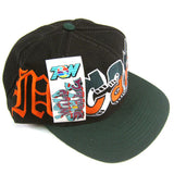 Vintage Miami Hurricanes Wild Style Snapback Hat NWT