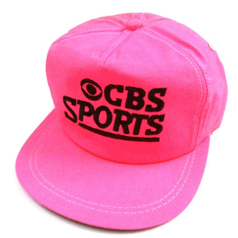 Vintage CBS Sports Neon Snapback Hat