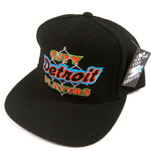 Vintage Detroit City Players Starter snapback hat NWT