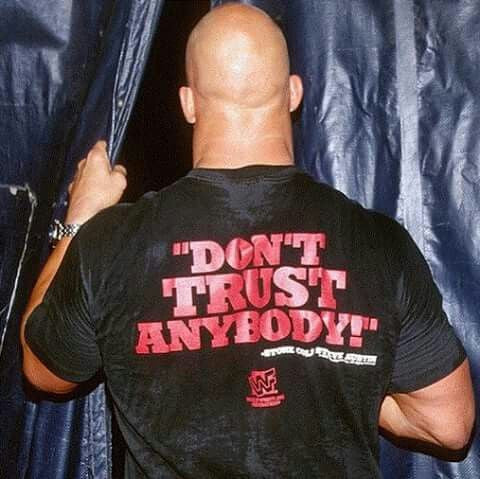 Vintage Stone Cold Don't Trust Anybody T-Shirt