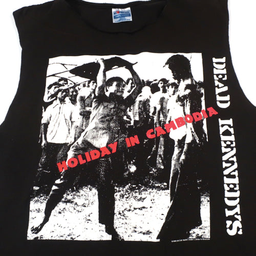 Vintage 80s Dead Kennedys Holiday In Cambodia Punk T Shirt S