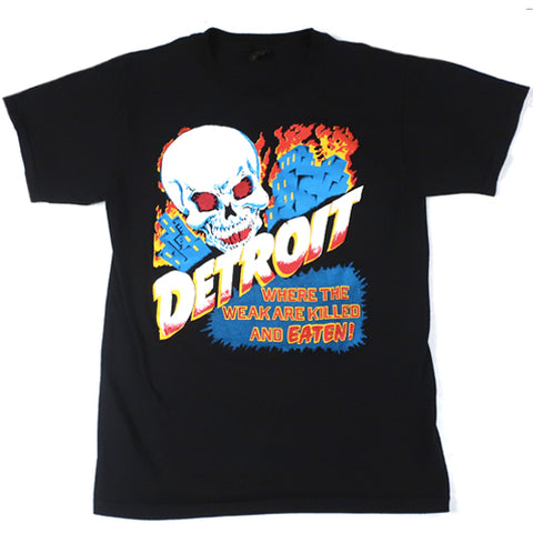 Vintage Detroit Where the Weak are Killed and Eaten T-shirt
