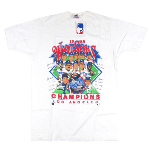 VINTAGE RARE LA Los Angeles Dodgers T Shirt 1988 World Series Champions Sz L VINTAGE RARE LA Los Angeles Dodgers T Shirt 1988 World Series Champions Sz L