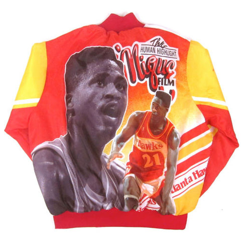 Vintage Dominique Wilkins Atlanta Hawks Chalk Line Jacket