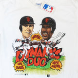 Vintage San Francisco Giants Dynamic Duo Caricature T-shirt