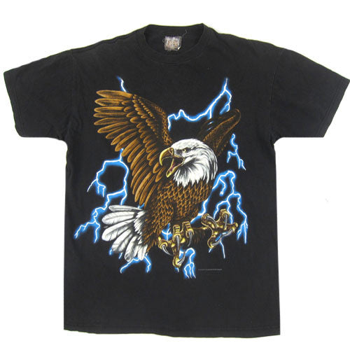 Vintage Born Wild Eagle Lightning T-shirt 90s – For All To Envy